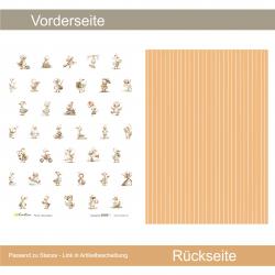 Gänse klein - Serie Gänseglück - Designpapier
